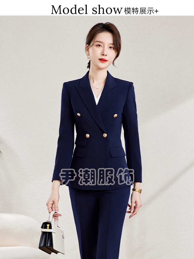 职业装时尚衬衫女装2024春季新款时尚气质百搭小个子管理白领工服详情9