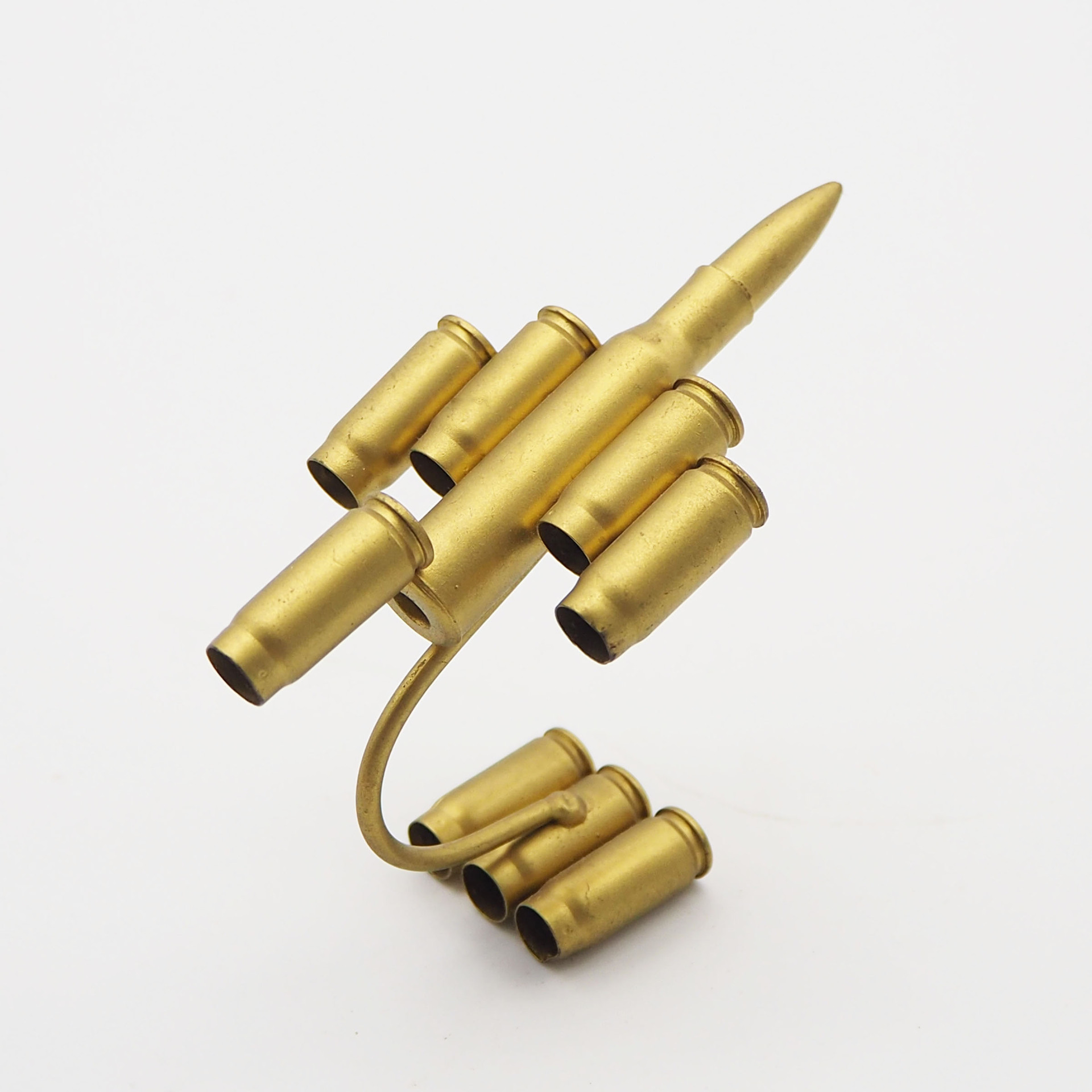 Wholesale of bullet case handicrafts, bullet case welding small aircraft, the smallest take-off small aircraft bullet case model ornaments pic 3