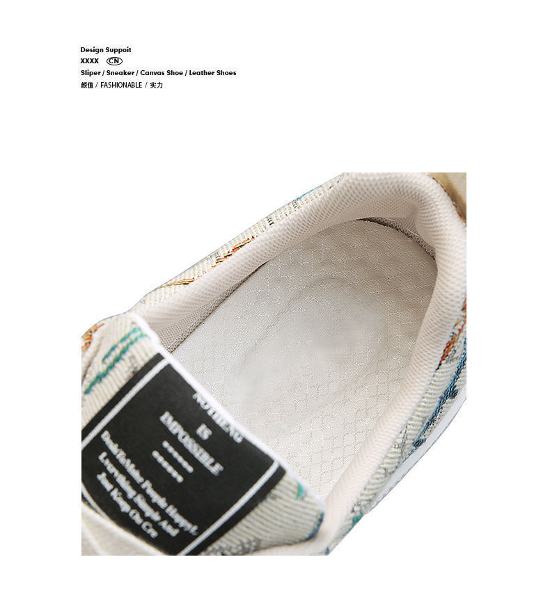 男鞋春季2024新款透气帆布鞋潮流百搭平底老北京布鞋平底防滑板鞋详情5