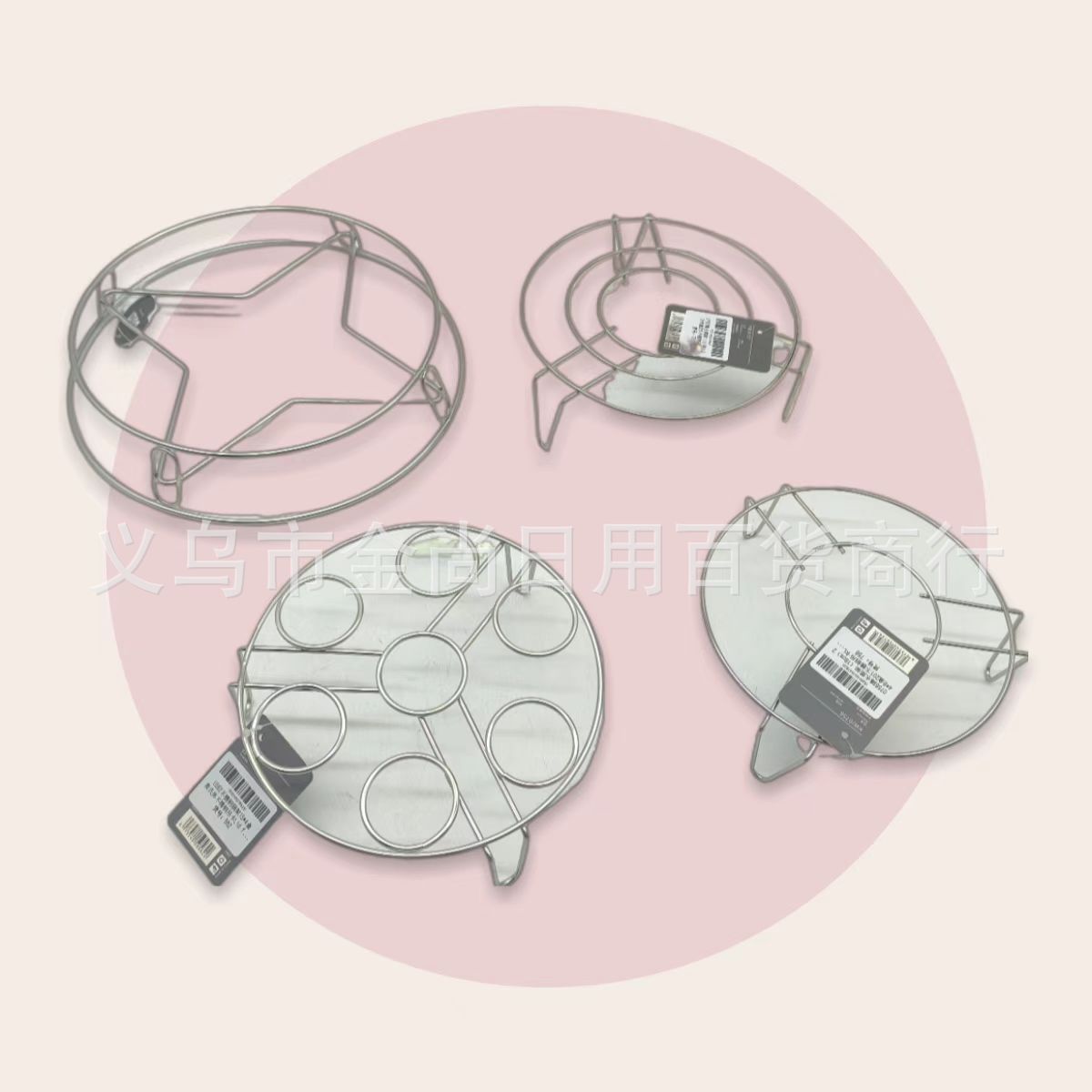 Thickened 304 stainless steel egg rack, steaming rack, water-proof household rice cooker steamer, high-legged steaming rack pic 3