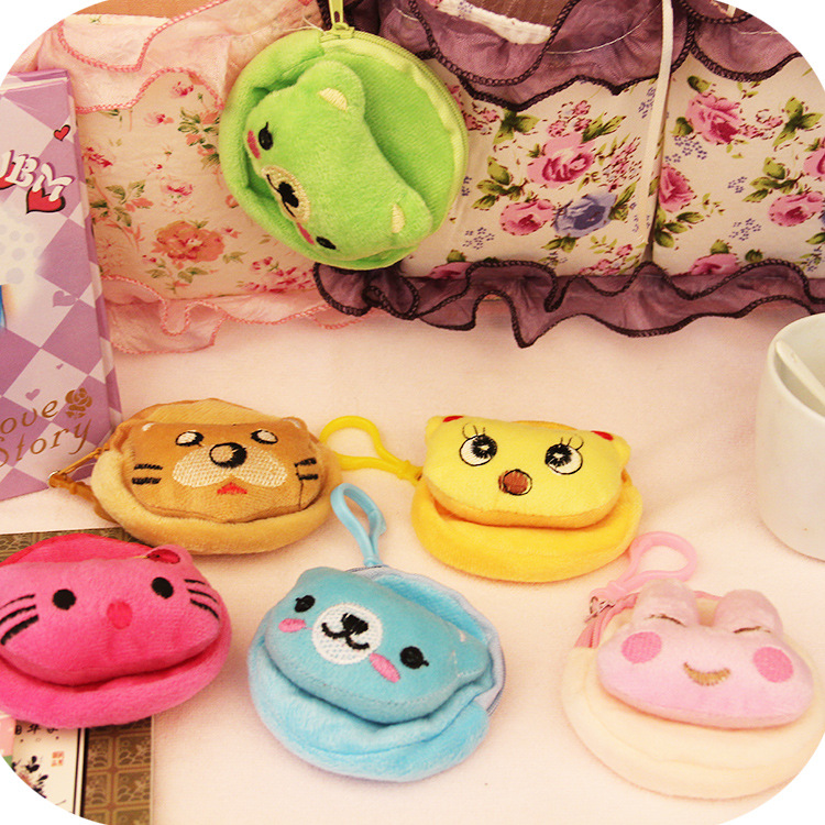 Wholesale key case, creative coin purse, cartoon fabric coin purse pic 14