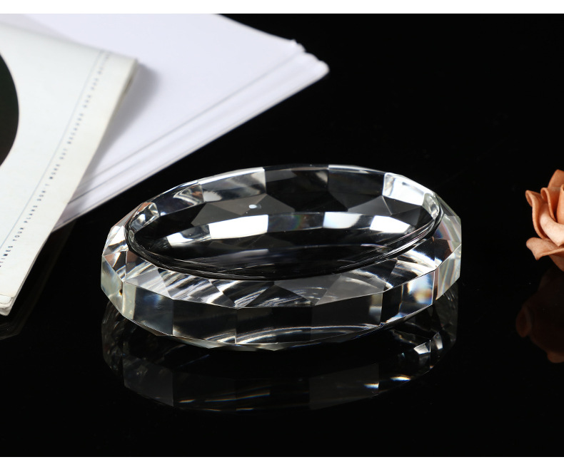 创意酒店宾馆旅社浴室肥皂盒玻璃香皂盒透明家用卫生间手工皂碟盘详情15