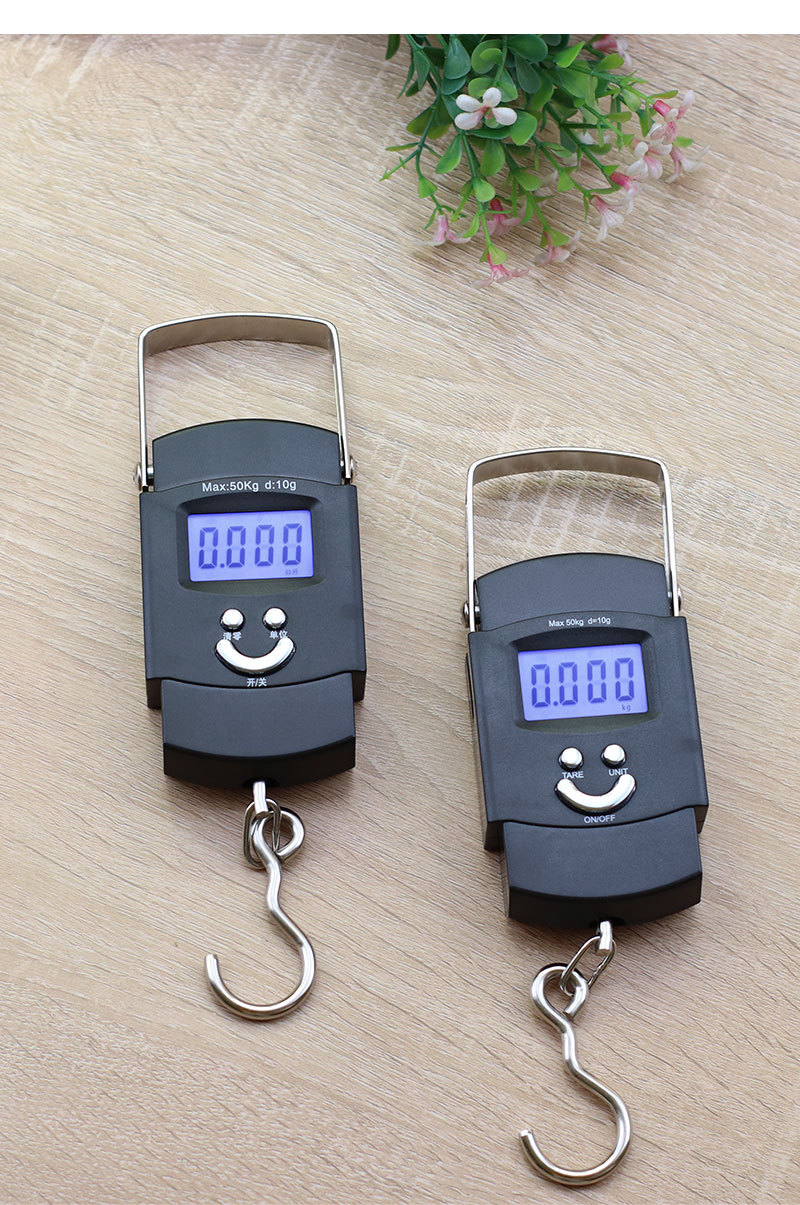 Wholesale high-precision electronic scales, portable hand-held scales, luggage hooks, spring scales, fishing hand-held scales, food gram scales pic 10