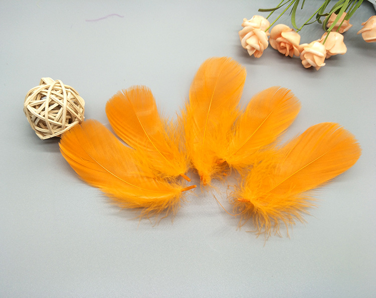 Macaron goose feathers float 6-8cm in the middle, gift box filled with dreamcatcher, diy cat toy, colorful feathers pic 26
