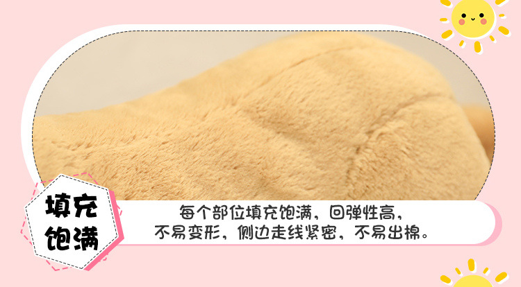 Simulated Labrador doll, big yellow dog plush pillow, golden Retriever plush toy, bed sleeping pillow pic 16