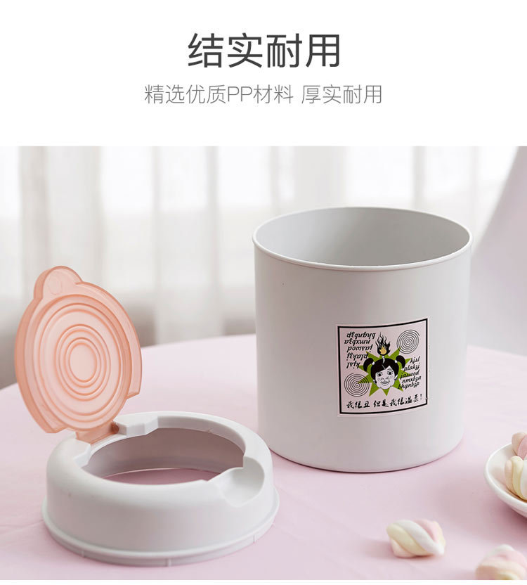 The new mini desktop trash can from X127 manufacturer is a creative household product with a lid for office and bedroom garbage storage pic 7