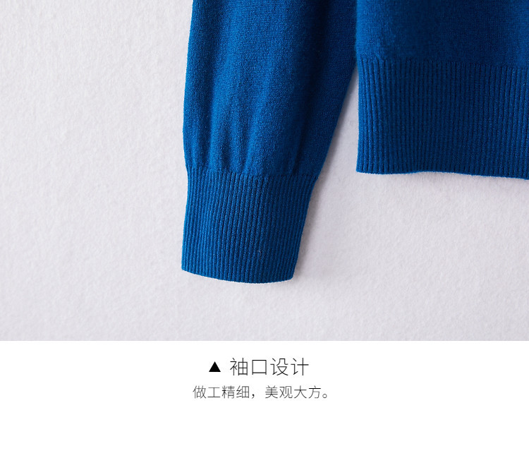 100% wool new autumn versatile top, cardigan, women's casual commuting style, pearl buckle coat, women's knitted sweater pic 40