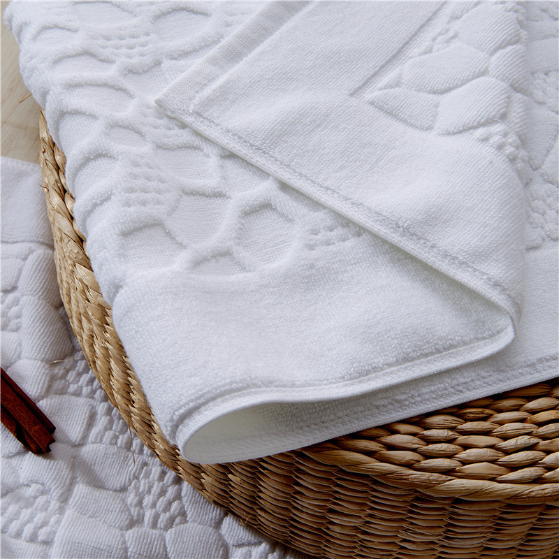 Factory supply of 16-count spiral plain woven pure cotton hotel towels, beauty salon bath towels, hotel and homestay wholesale square towels pic 30