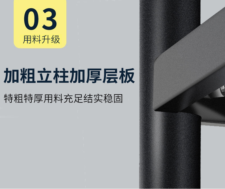 厨房置物架落地多层微波炉烤箱多功能储物货架锅架锅具收纳架家用详情14