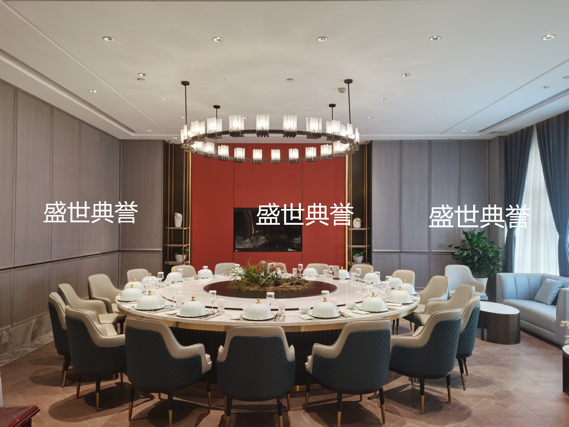福州星级酒店家具直销海鲜餐厅电动餐桌椅饭店包厢实木餐椅宾利椅详情21