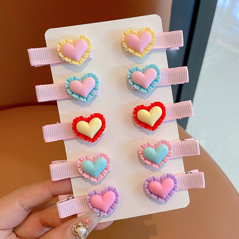 Children's hair clips, cute wrapping cloth, princess hair clips, headwear, no damage to baby hair, bangs clips, girls' hair clips pic 17
