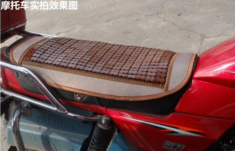 冰凉垫坐垫夏季凉垫防滑方形电动车摩托车隔热防晒踏板车凉席座套详情13