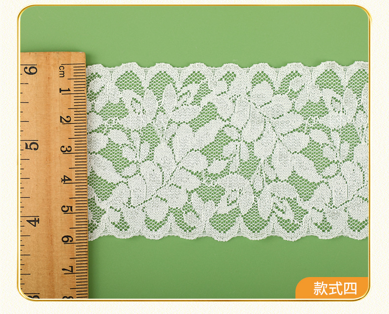 Non-elastic lace trim, double-sided lace trim, exquisite hollowed-out lace trim, lace accessories in stock pic 11