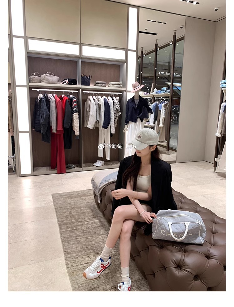 葡萄妈歪头内增高德训鞋休闲风撞色拼接系带运动大头小白鞋女详情27
