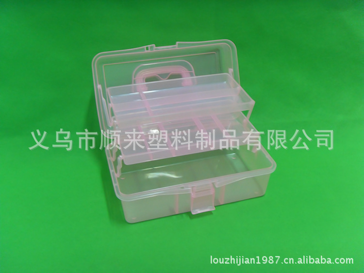 供应 多层透明整理箱 13寸塑料工具箱 多功能G560详情8
