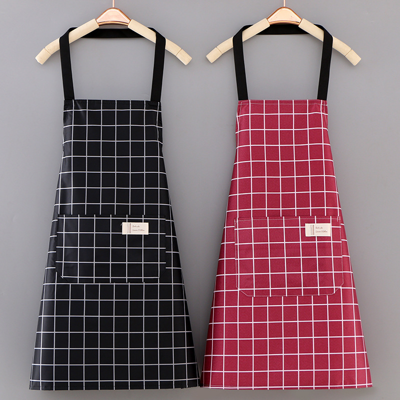 Wholesale of cotton and linen aprons for cross-border foreign trade advertising, Korean-style fashionable household work, restaurant waists, and home kitchen aprons pic 9