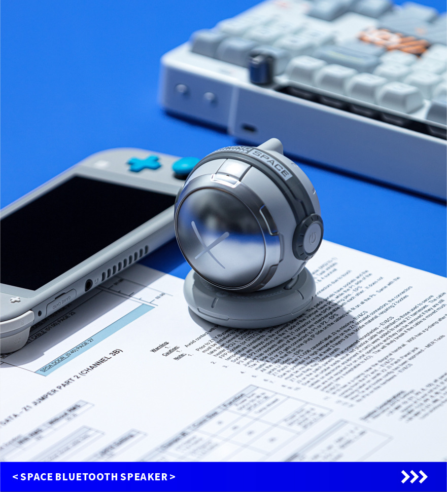 叁活无线蓝牙音箱小型迷你太空人音响户外便携式低音炮生日礼品详情24