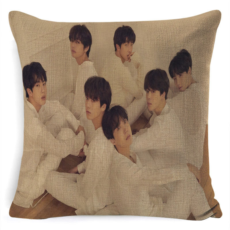 Customized new cushion covers for anime and cartoon BTS fans, Douyin merchandise and fan gifts pic 15