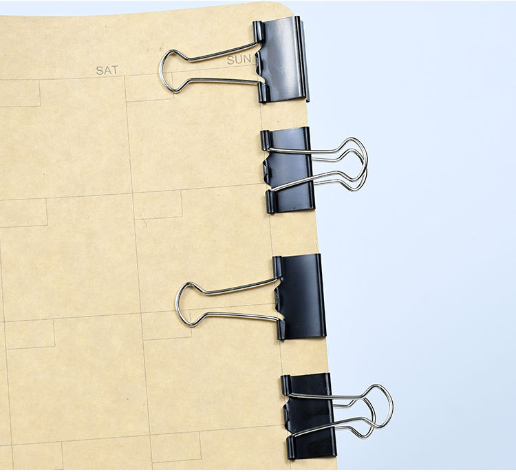 Weibo long-tail clip, metal dovetail clip, fixed ticket clip, multi-functional office, student document and book iron clip pic 10