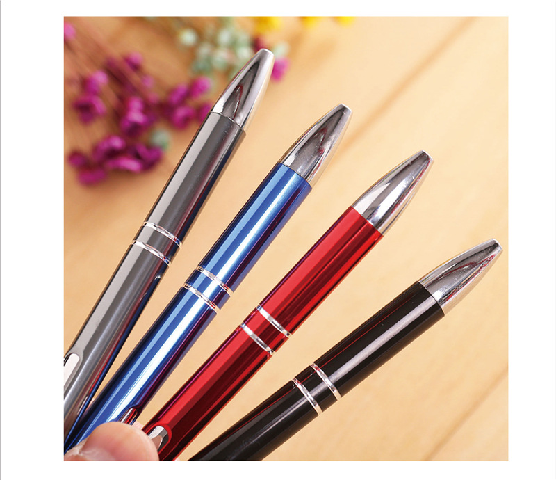 R厂家直销广告礼品促销圆珠笔办公商务铝杆金属笔可LOGO详情8