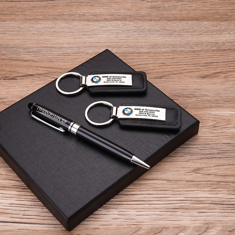 Keychain set escuela práctica empresa empresa reunión anual de negocios evento del empleado regalo keychain set pic 2