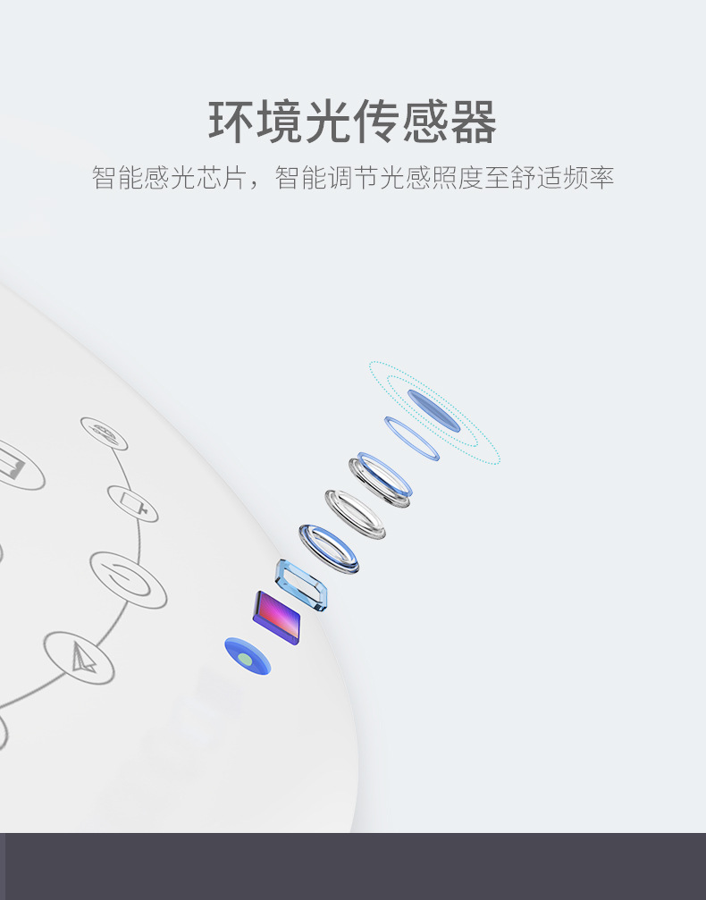 优童儿童智能护眼台灯 国A级减蓝光U5-R led学习台灯详情12