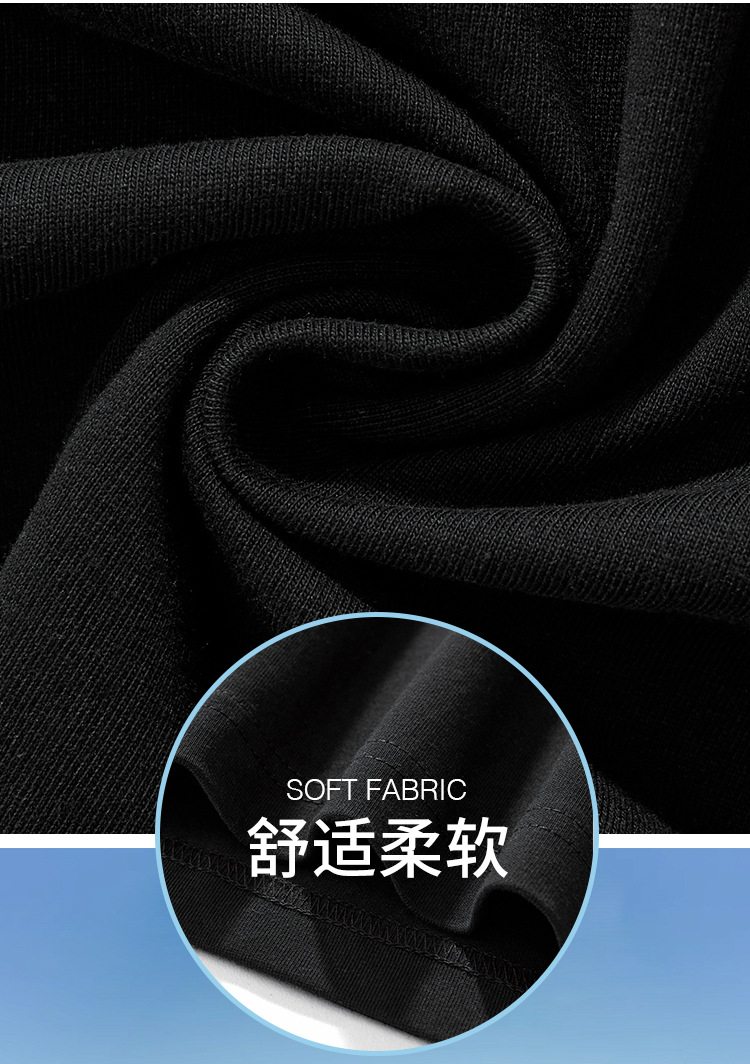 国潮夏季休闲纯棉短袖t恤男中国风刺绣宽松大码男装详情26