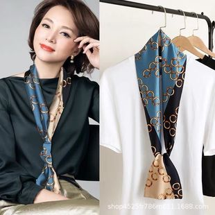 New rainbow checkered scarf for women in winter, Klein blue thick braid, colorful checkered, warm and thick, trendy and cute on Instagram pic 2