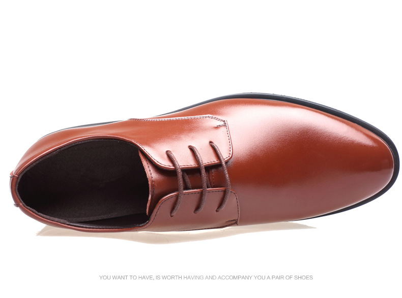 皮鞋男春秋季新款男士商务正装休闲鞋百搭英伦办公室新郎结婚男鞋详情20