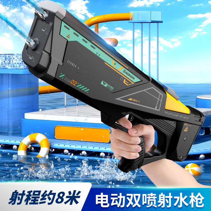 电动水枪自动连发戏水玩具喷水呲水跨境电商抖音地摊货源厂家直批玩具批发玩具枪水弹枪玩具儿童玩具详情3