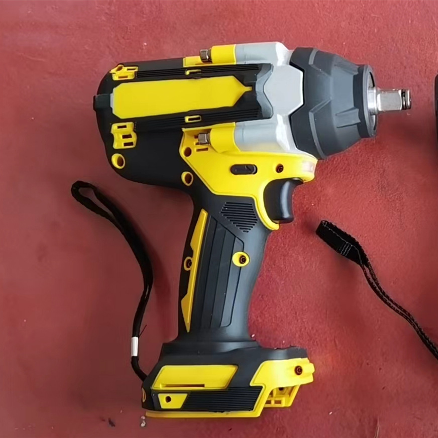 Brushless electric wrench with 700N high torque, lithium battery impact wrench, frame worker, electric air cannon, powerful heavy-duty auto repair pic 3