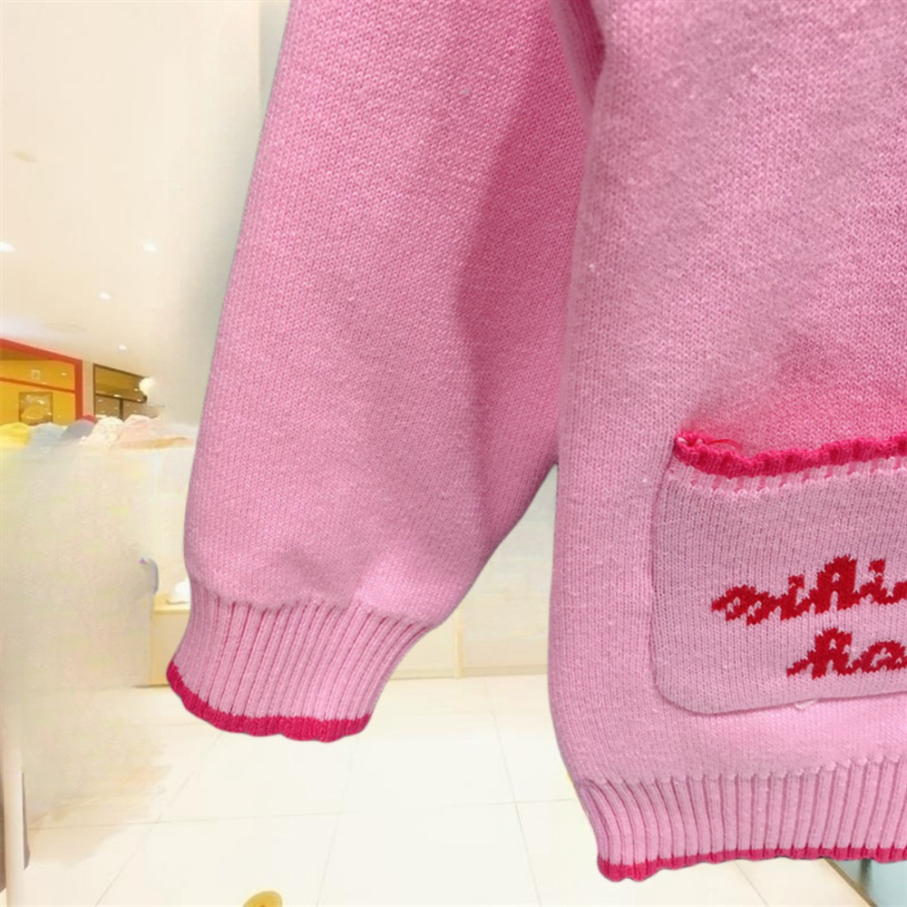 日系mikiclever童装招代理女童春款粉色公主风针织衫毛衣MR430702详情5