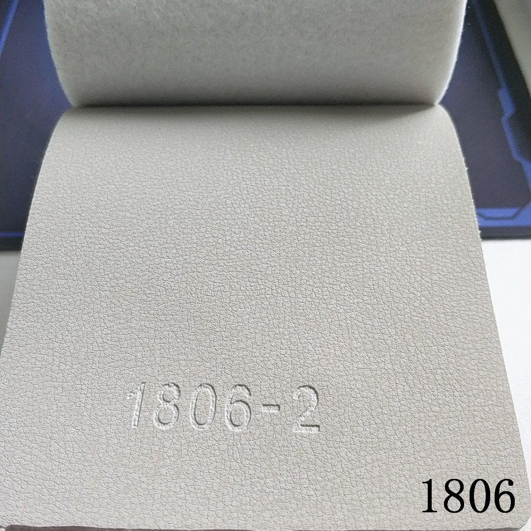 Solvent-free leather PU material, car seat cushion leather, sofa and bag velvet bottom material, single-sided leather fabric pic 5