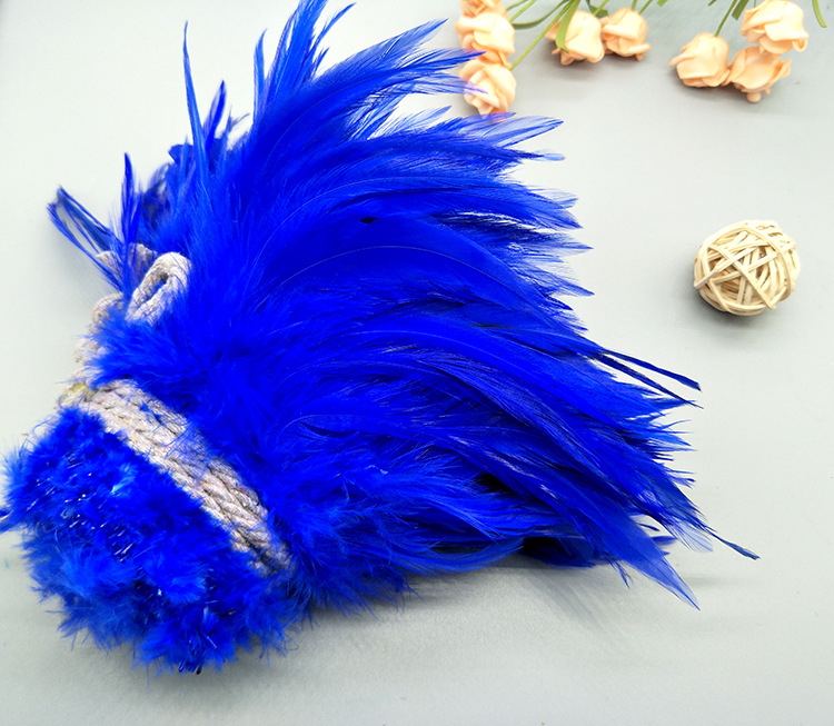 We offer a large supply of 5-6 inch white chicken feather accessories for decorating dreamcatchers, cap flowers, corsages, and DIY colorful feathers pic 34