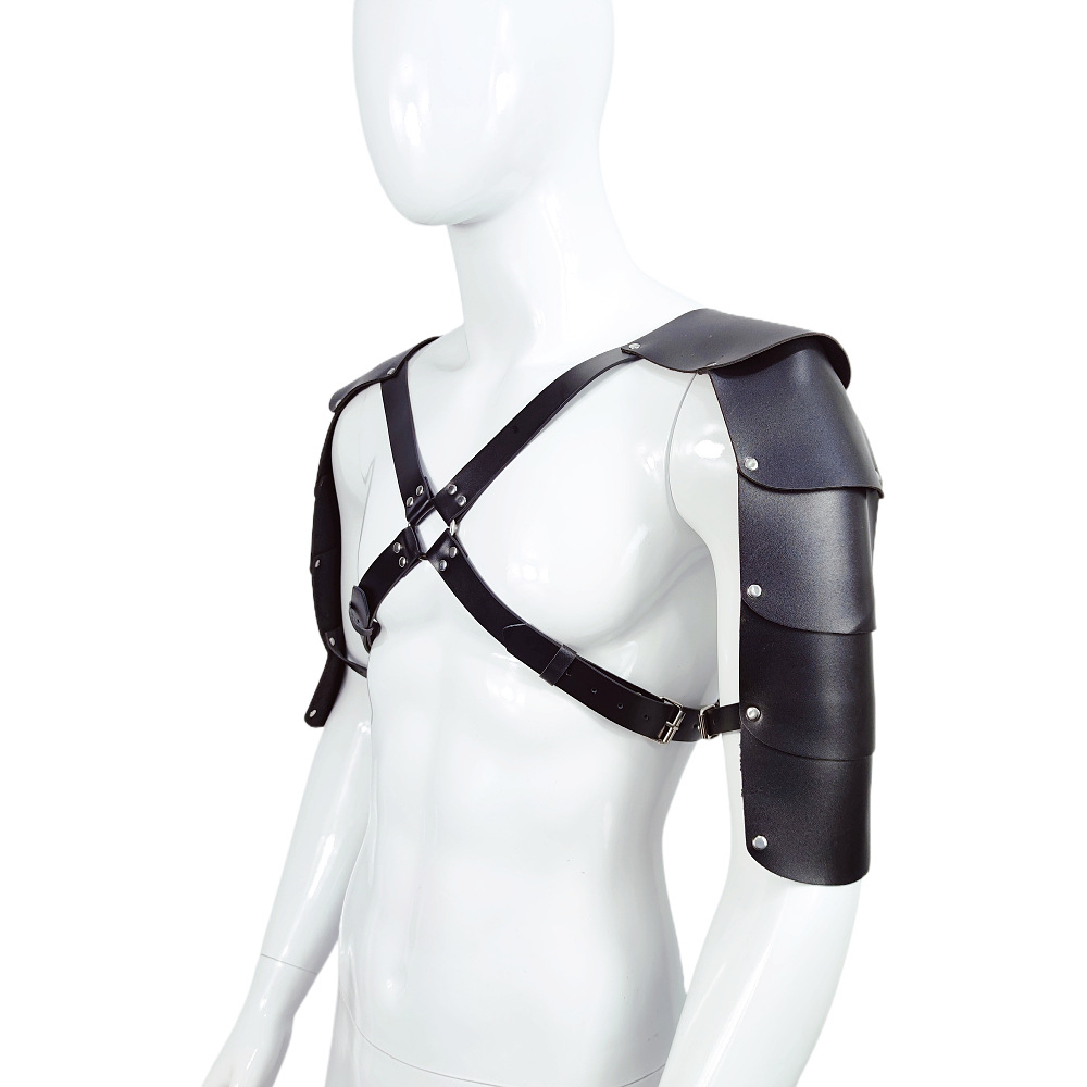 sm成人用品道具皮革束缚衣时尚服饰配件穿戴装备男用酒吧服饰详情6