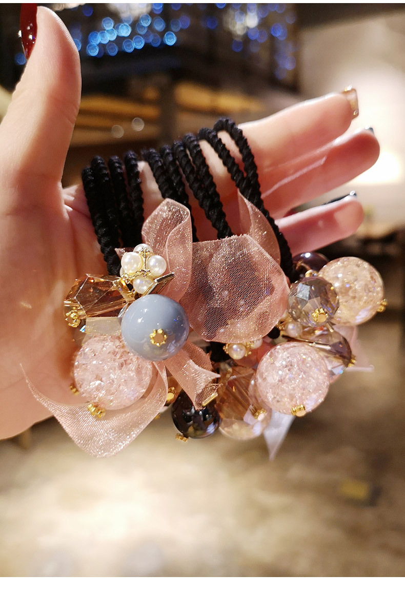 Cute hair tie, headwear and hair band, super fairy-like Korean version of Instagram influencer girl, dual-purpose hair tie, hair band and bracelet pic 2