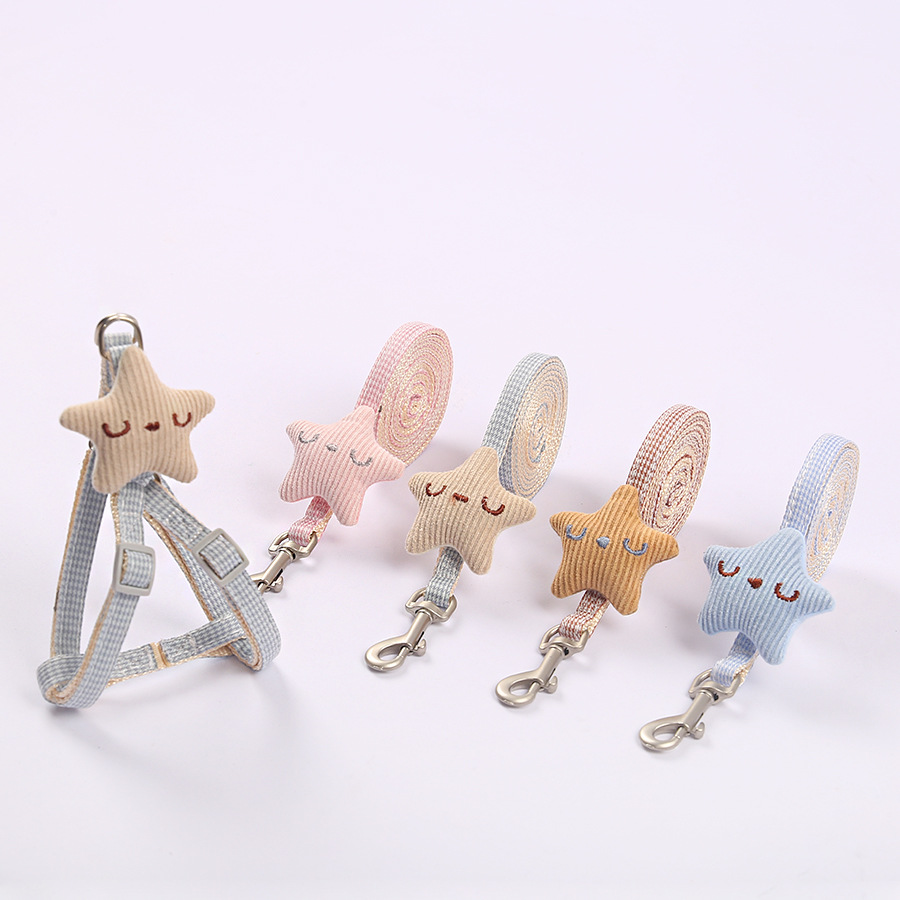 Wholesale I-shaped vest cat leash from the manufacturer, new star adjustable anti-break cat leash for cat walking pic 6