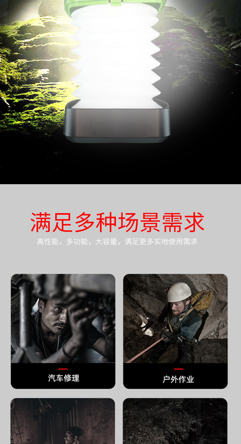 厂家直销太阳能灯LED太阳能灯户外灯野营灯庭院照明灯手机充电灯详情4
