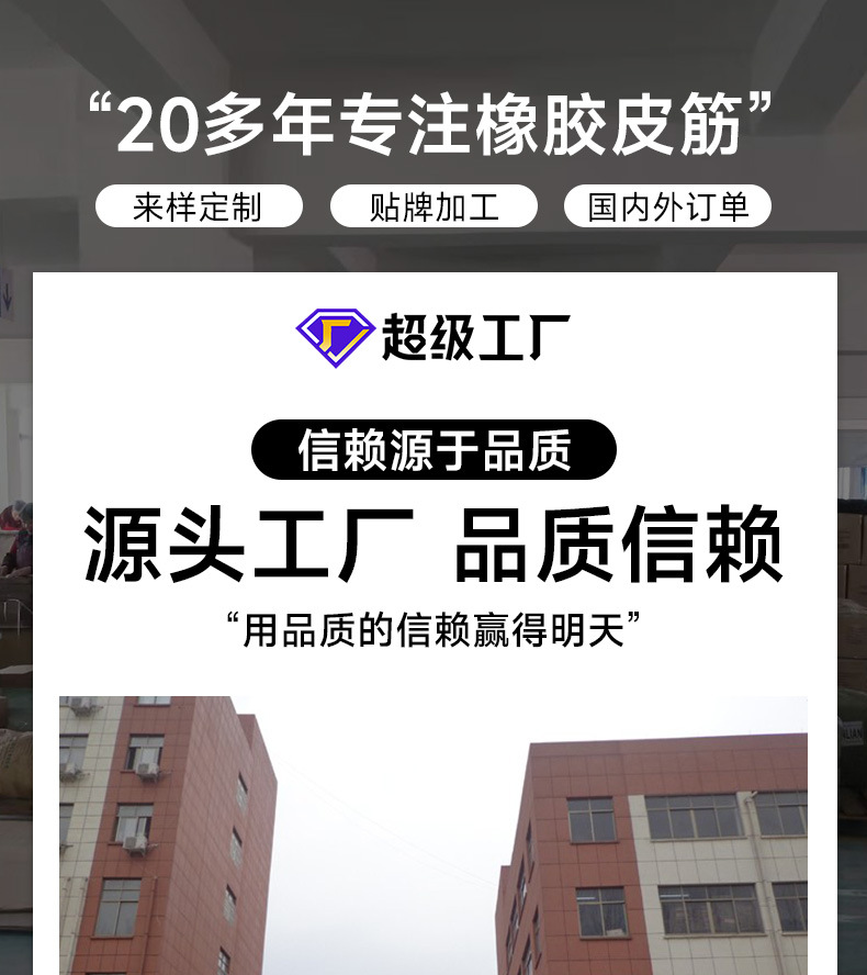 3mm透明黄色橡皮筋加宽天然橡胶圈高弹抗老化牛皮筋打包捆绑皮筋详情1