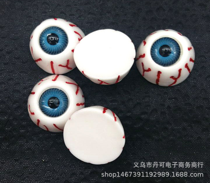 充血眼球 血丝眼睛 万圣节恐怖眼珠 树脂眼睛 流血眼球 血眼睛详情5