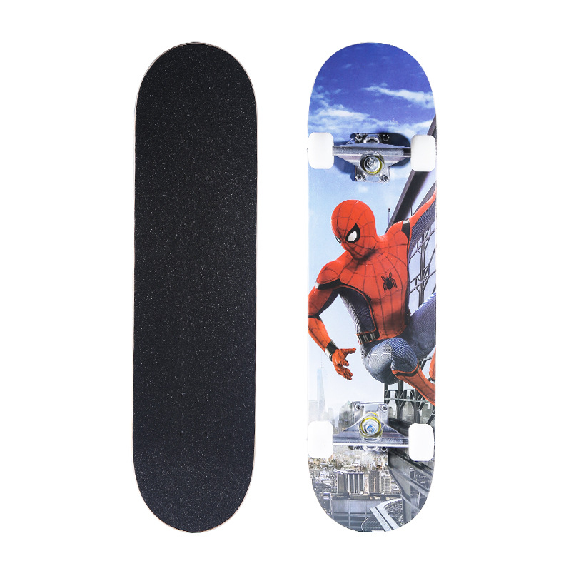 滑板初学者青少年双翘板动作刷街式专业四轮短板男女生儿童滑板车详情16