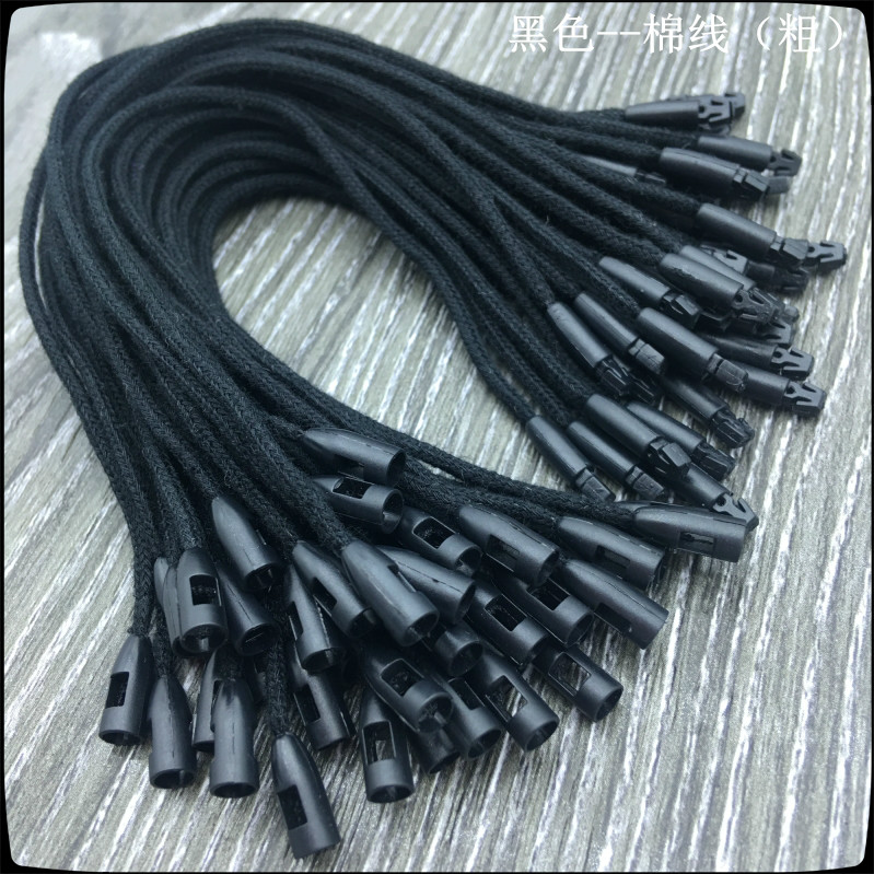 吊牌挂绳吊牌线绳子吊粒米色蜡绳棉绳女装服装标签绳衣服绳子弹头详情21