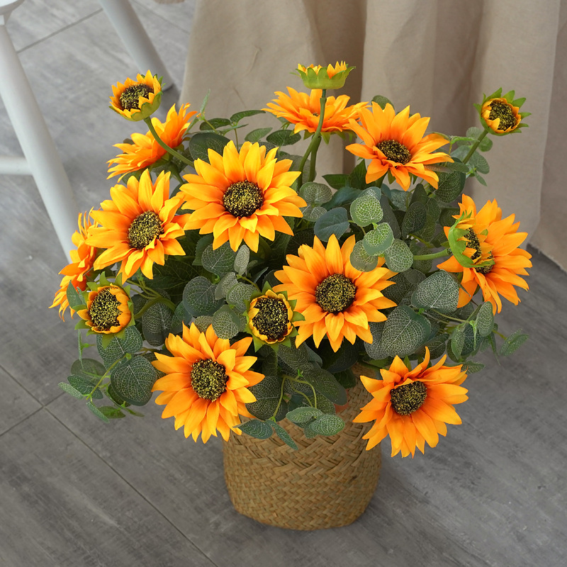 European-style hydrangea and peony bouquets, artificial silk flowers, fake flowers, wedding home, living room decoration, photography and shooting props pic 2