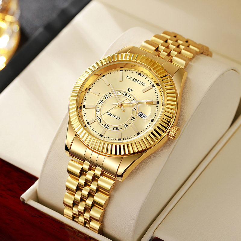 2023跨境电商手表 厂家批发夜光防水钢带手表男士劳系手表时尚详情8