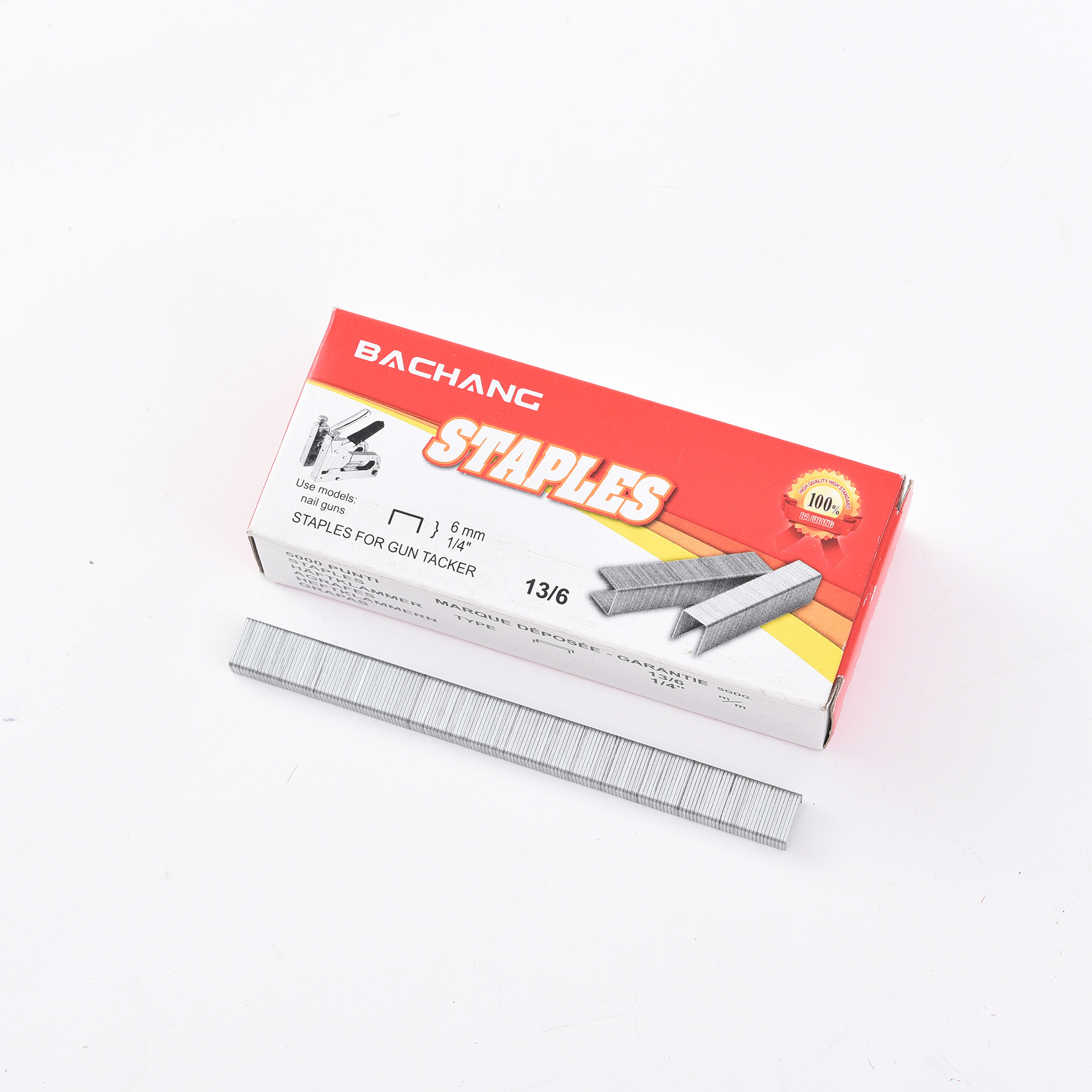 Factory direct supply of cross-border exclusive stapler pins, 13/6 pins wholesale, strong penetration, electroplated anti-rust pic 6