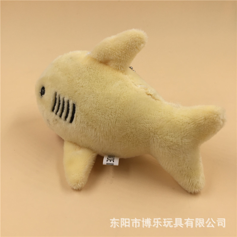 宝拉海洋系列鲨鱼毛绒小挂件锤头鲨钥匙扣车内摆件公仔婚庆抛洒详情13