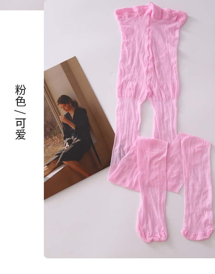Seductive tear-off socks: Ultra-thin, transparent and tear-off nylon disposable sex stockings, sexy hand-tear-off pantyhose for women pic 14