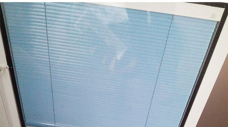Factory direct sales of hollow partition glass, remote control central control blinds, study and office shading built-in blinds pic 15