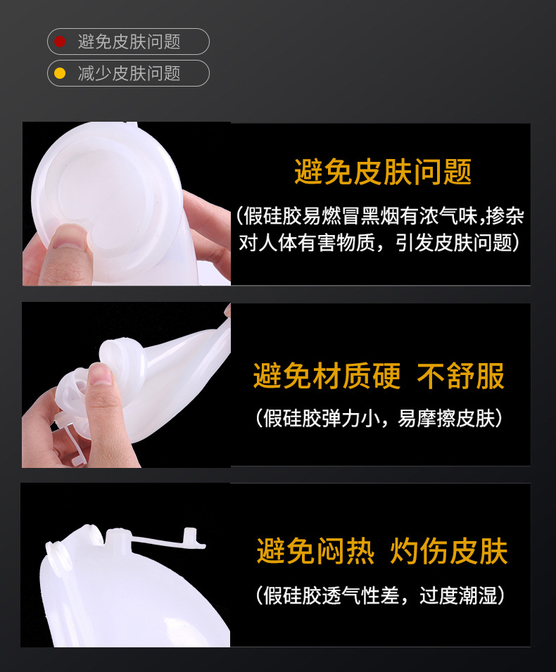 Silicone urinary catheter for men and women, breathable for the elderly, soft and non-leaking urinary catheter pic 11