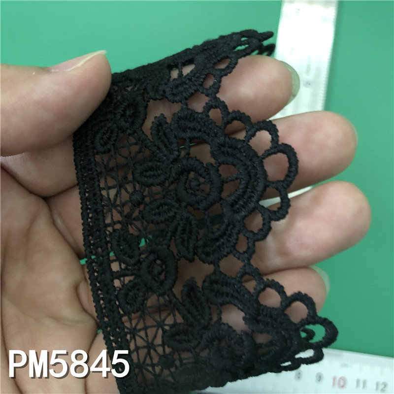 New Lolita embroidery water-soluble lace, milk silk single-sided small flower wave lace, lace with barcode pic 80